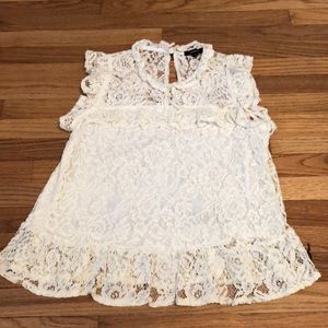 Lace sleeveless top